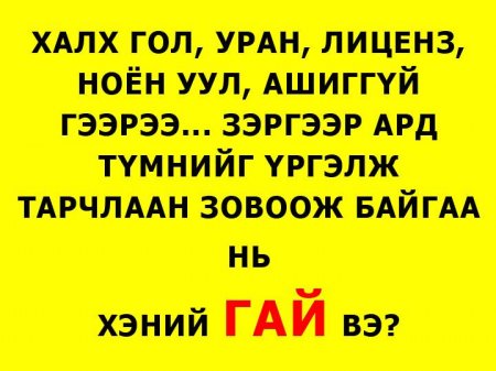 Ард түмнээ өрөндл орлууж, улсаа дампууруулсан ГАЙ ХЭНИЙХ ВЭ?