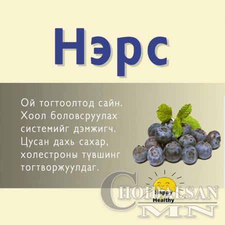 Хамгийн олдоцтой  хүнсний ногоо болон жимсний ашиг тус 