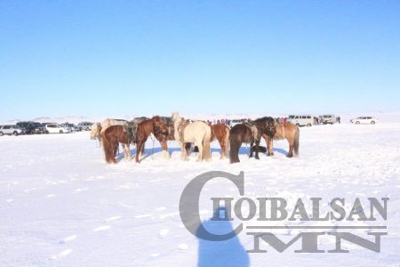 Баяндун сумын ард иргэд, албан байгууллагууд Цас мөсний баяраа хийв